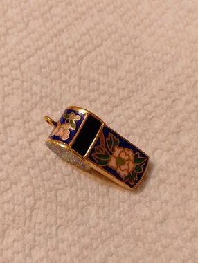 *3/$20* New Vintage Cloisonne Whistle
